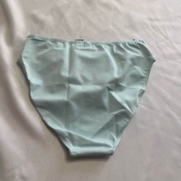 NWT Newport News Shape FX Light Blue Bathing Suit Bottoms Sz 10 90s 2000s Y2K - Picture 4 of 6